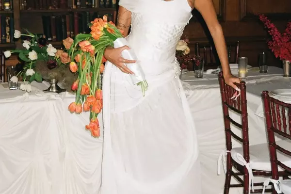 A Bronx Couple's Elegant Wedding Fashion