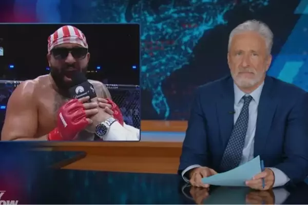 Jon Stewart Criticizes Fighter Josh Hokit's Offensive Remark at UFC Event