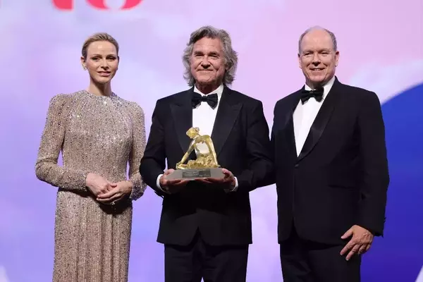 Kurt Russell Honored with Crystal Nymph Award at Monte-Carlo Television Festival