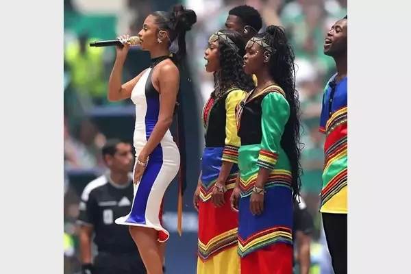 Tyla Shines in Goshwara Jewelry at FIFA World Cup Opening