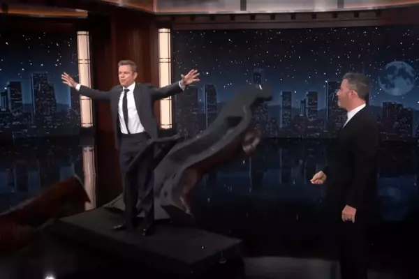 Matt Damon's Comical Disruption on 'Jimmy Kimmel Live!'
