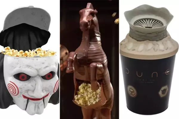 The Most Unconventional Popcorn Containers from Recent Cinema Releases