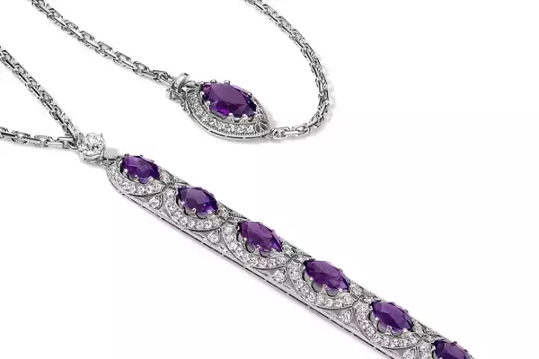 Mindi Mond's Amethyst Sautoir: A Timeless Reimagining