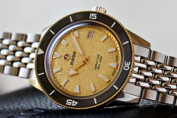Rado Unveils Captain Cook Watch with Dazzling Golden Dial