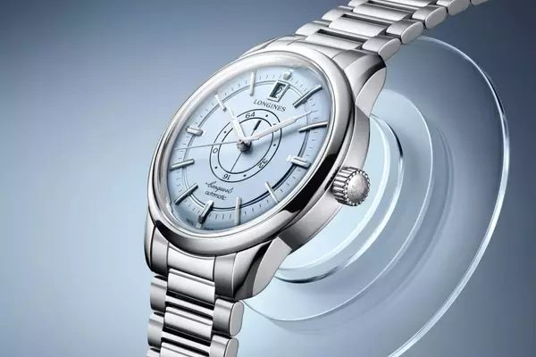 Longines Debuts Conquest Heritage Central Power Reserve with Light Blue Dial