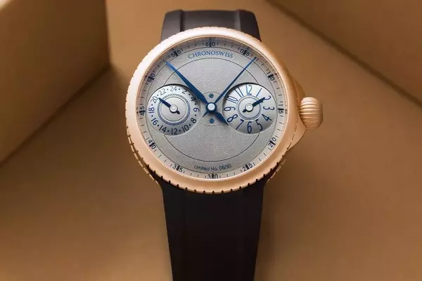 Chronoswiss Unveils Limited Edition Pulse GMT Frosted Guilloche Gold Timepiece