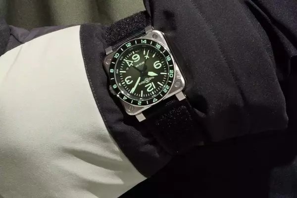 Bell & Ross Unveils New BR-03 GMT Green Lum Watch