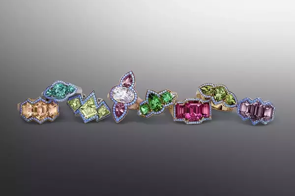 GemologyGeek Unveils "Ignite" Collection Featuring Fluorescent Gemstones