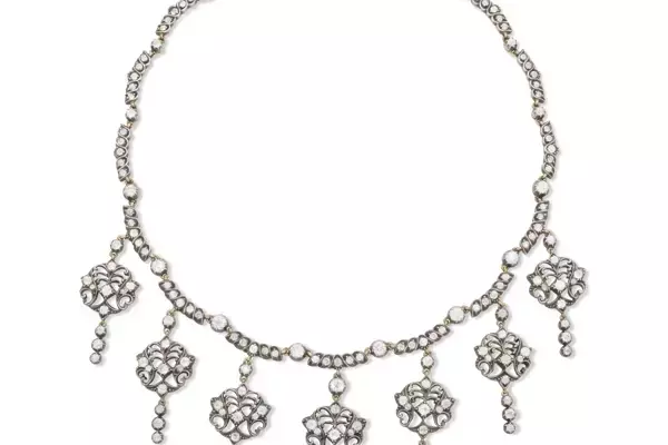 Giuliano Diamond Necklace with Hidden History Showcased by Hancocks