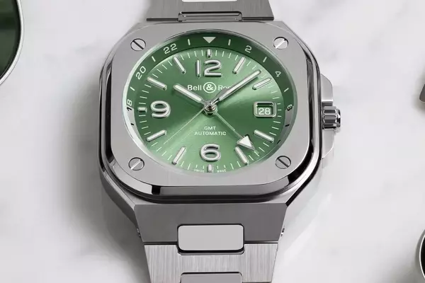 Bell & Ross Unveils New BR 05 GMT Green Steel Timepiece