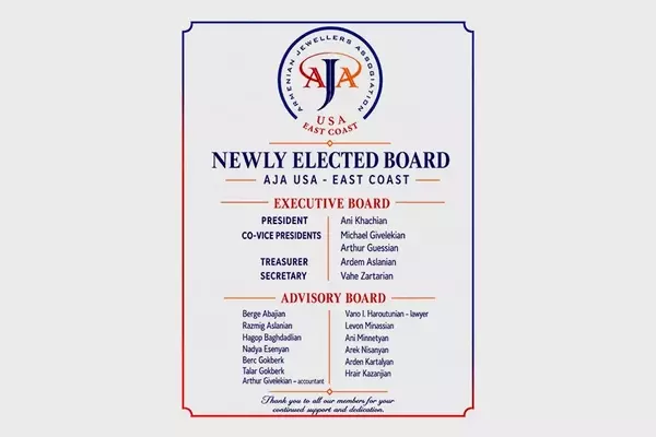 Ani Khachian Makes History as First Female President-Elect of Armenian Jewelers Association USA – East Coast