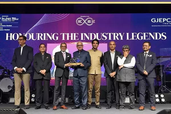 Mehul Shah Honored as Industry Legend by GJEPC