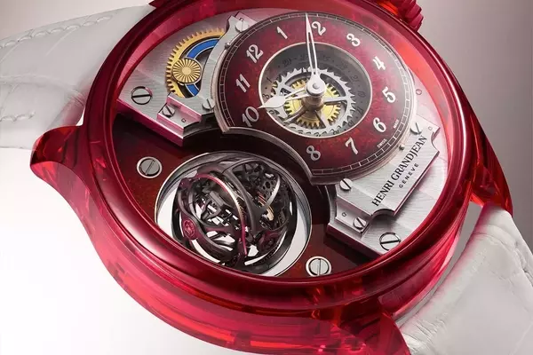 Henri Grandjean & Cie Unveils Magician Atrivm Green and Red Sapphire Timepieces