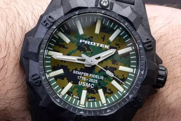 ProTek USMC 250th Anniversary 'Semper Fidelis' Carbon Dive Watch: A Comprehensive Review