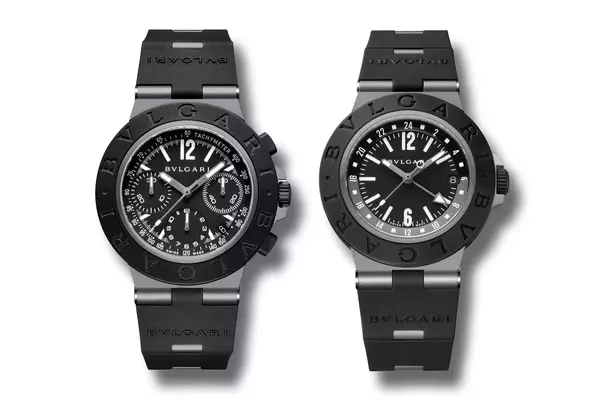 Bulgari Introduces New Titanium Chronograph and GMT Watches