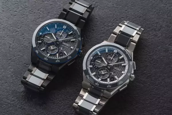 Seiko Introduces Two New Astron GPS Solar Dual Time Chronographs with Gray Ceramic Accents