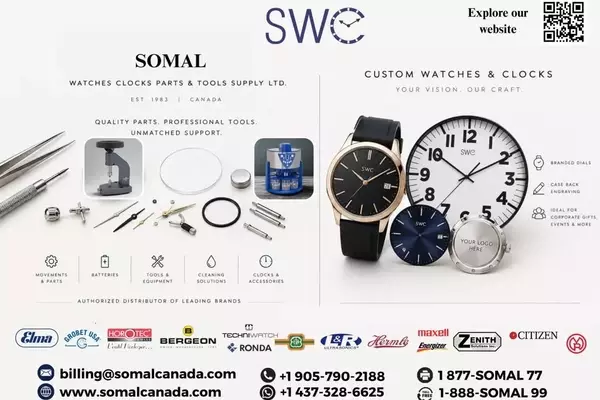 Somal Canada: Your Premier Partner for Watch and Clock Professionals