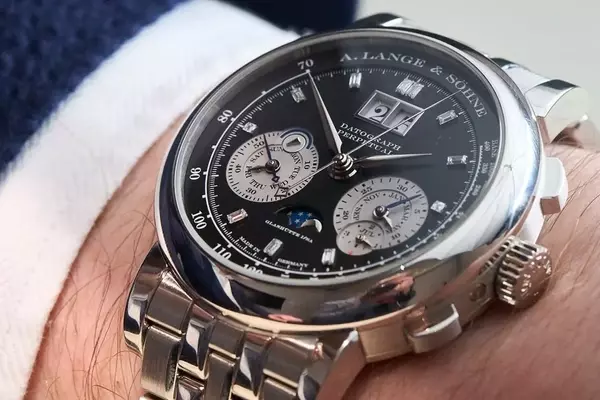A. Lange & Söhne Unveils Platinum Datograph Perpetual with Diamond Accents