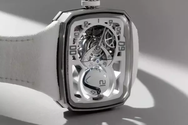 Hautlence Unveils Pristine White Sphere Series 5 Watch with Unique Spherical Jumping Hour Display