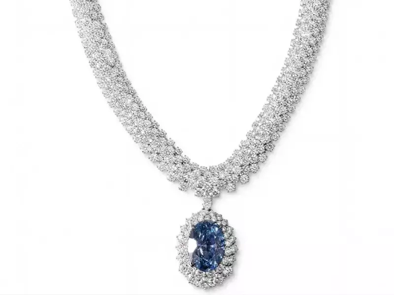 Messika Unveils Exclusive Okavango Blue Diamond Necklace