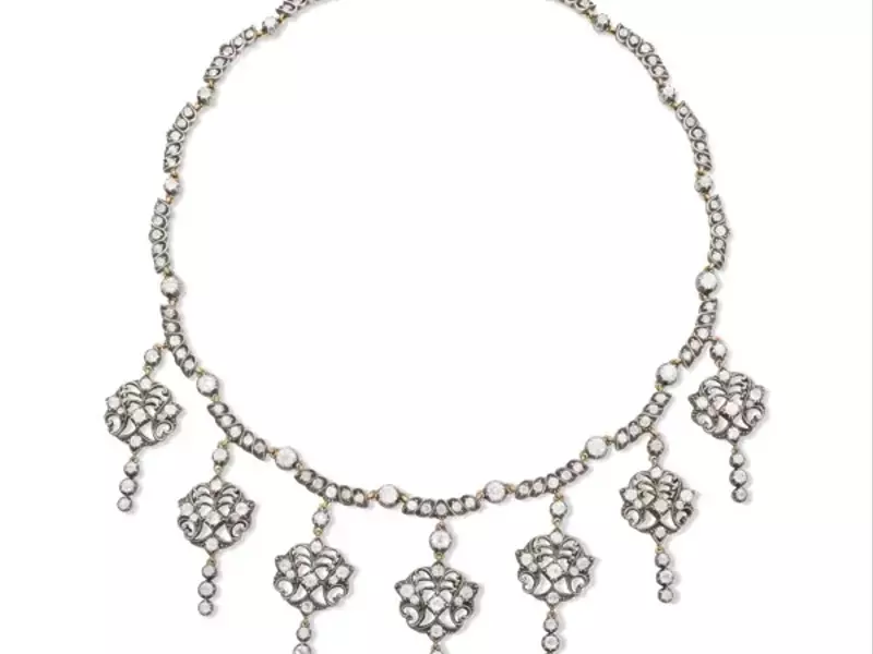 Giuliano Diamond Necklace with Hidden History Showcased by Hancocks
