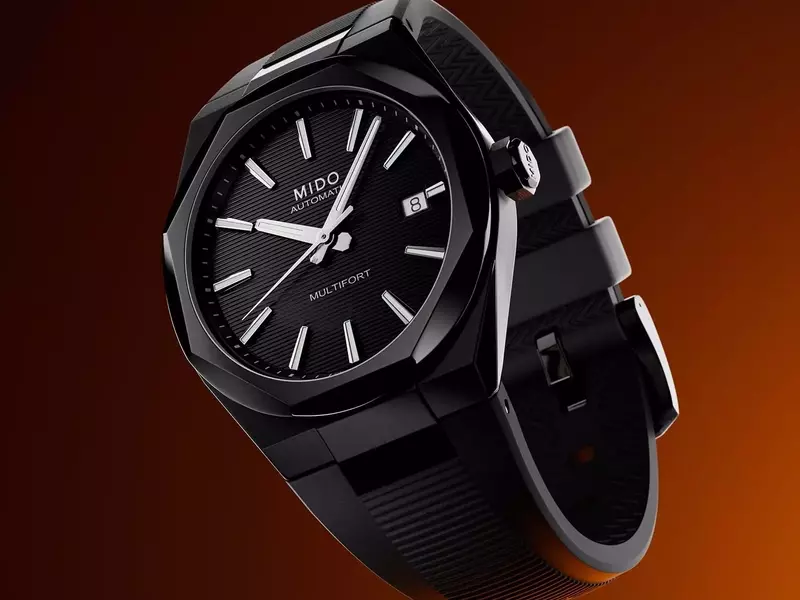 Mido's Multifort 8 One Crown Reimagined in All-Black PVD for a Sleeker Look