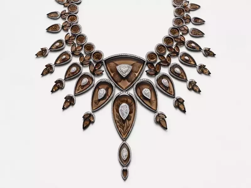 Boucheron's Daring Necklace Features 580 Carats of Smoky Quartz