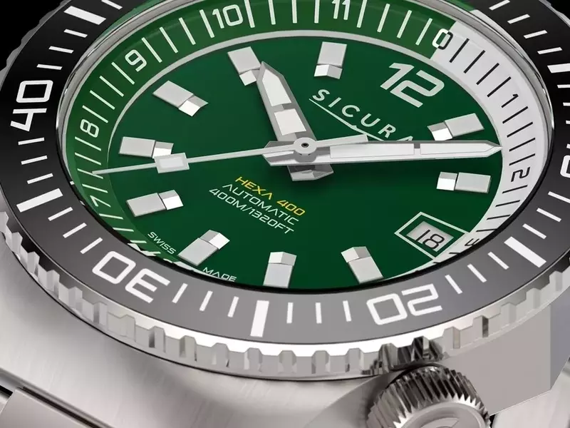 Sicura Revives Heritage with Hexa 400 Sea Green Dive Watch