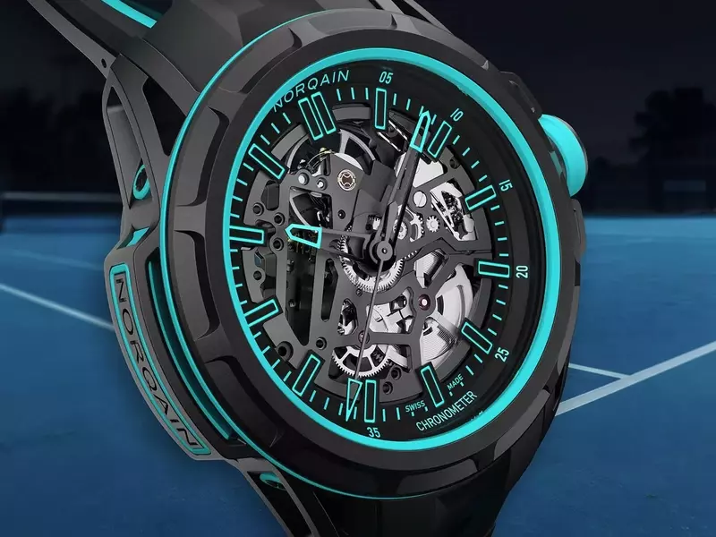 Norqain Debuts Turquoise Wild ONE Skeleton X-Lite Sports Watch
